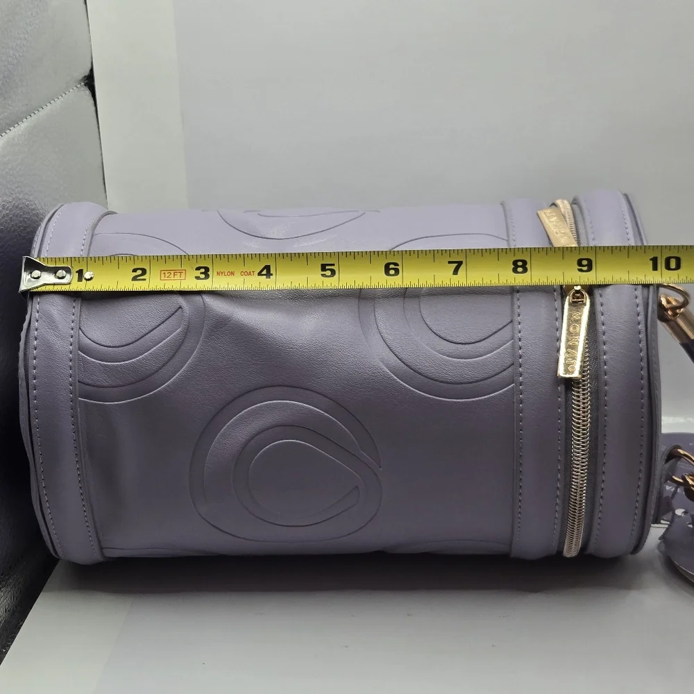 New Monat Purple Travel Case with Tags-Stylish & Portable for On-The-Go Storage